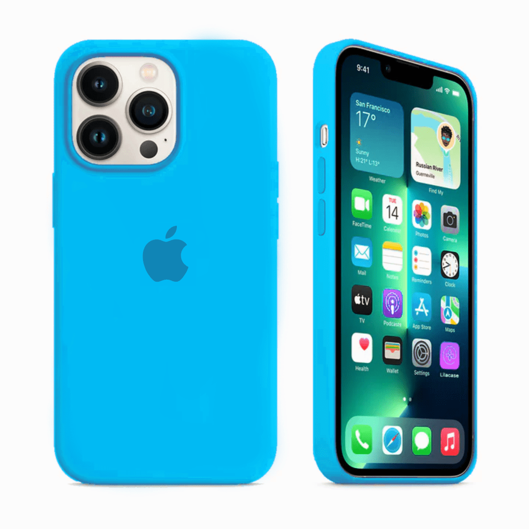 iPhone Silicone Case (Surf Blue) - P's One-Stop Shop 