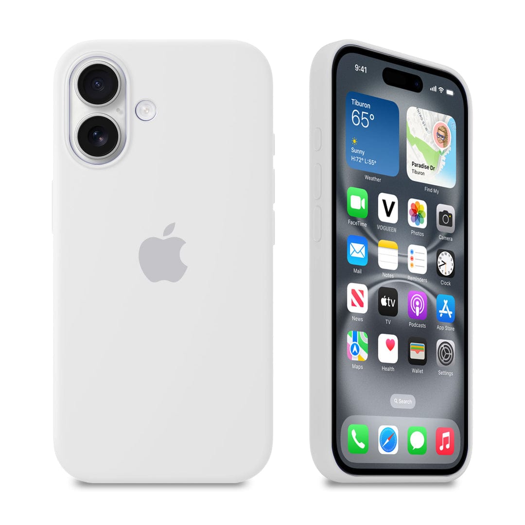 iPhone Silicone Case (White) - P's One-Stop Shop 