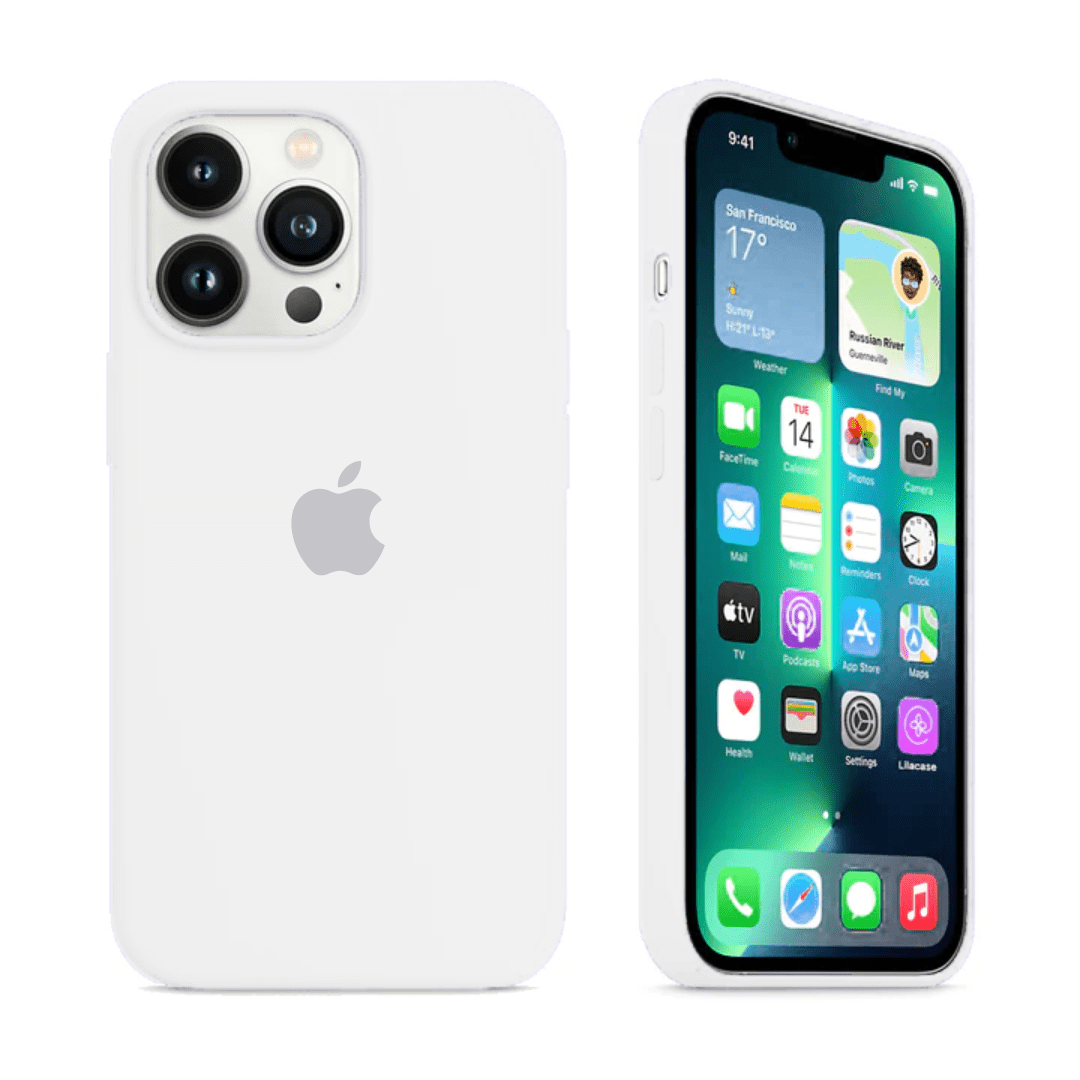 iPhone Silicone Case (White) - P's One-Stop Shop 
