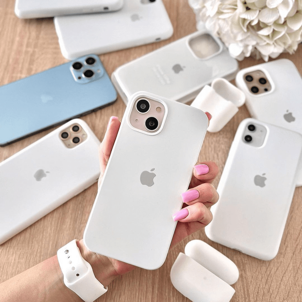 iPhone Silicone Case (White) - P's One-Stop Shop 