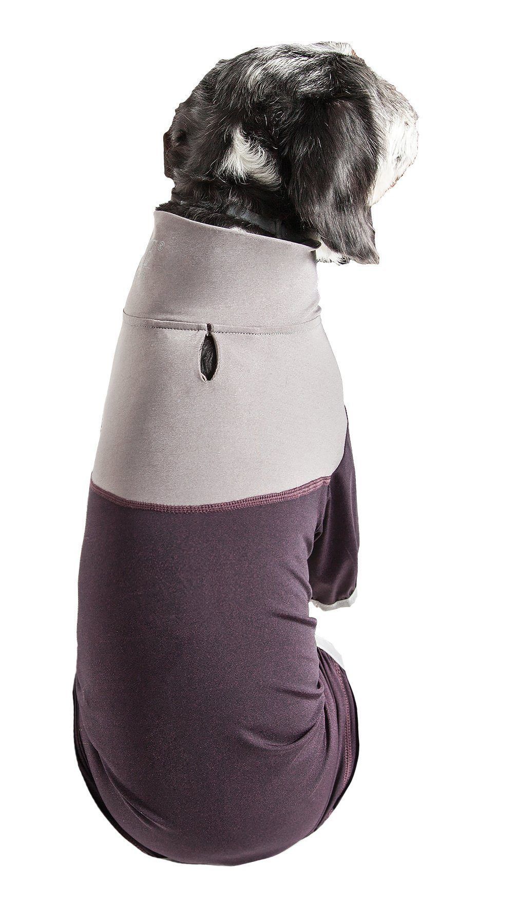 Pet Life ®  Active 'Embarker' 4-Way Stretch Fitness Yoga Full Body Dog Tracksuit - P's One-Stop Shop 